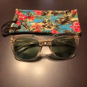 NEW Tory Burch Sunglasses - Clear Frame!